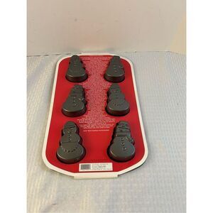 Wilton 2010 Snowman 6 mini Cavity Baking Pan 10 year Warranty NEW